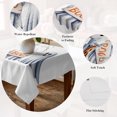 thumbnail image 5 of White Halloween Table Cloth Waterproof Tablecloths, Ghost Modern Art Cute Tablecloth Dining Table Cover for Kitchen Party Tabletop Outdoor, Square Tablecloth 60x60 Inch, 5 of 9