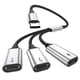 thumbnail image 1 of Adaptador USB C a USB C hembra, divisor y cargador de 3 puertos, 1 of 7