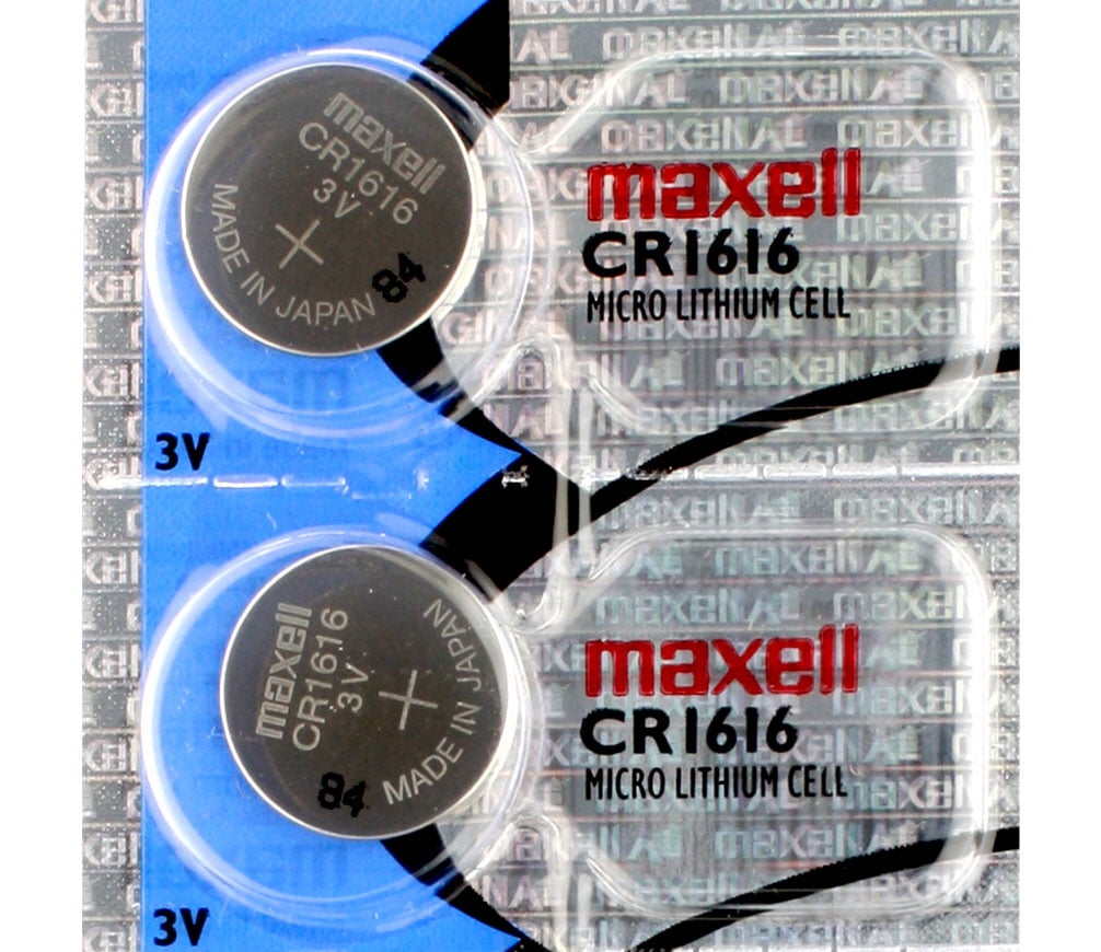 2 x Maxell CR1616 Batteries, Lithium Battery 1616 Walmart Canada