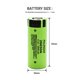 thumbnail image 4 of 100% nuevo, original, de alta calidad, capacidad real 26650A 5000mAh 3,7 V batería recargable de iones de litio 26650 linterna + cargador, 4 of 5