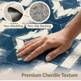 thumbnail image 6 of ODIKA 8'x10' Washable Area Rug Pvc Faded Bottom Symmetrical Shapes Edges Splicing Furnishing for King Size Bedroom Under Bed, Master Suite, Non-Shedding, Easy Care, 6 of 7