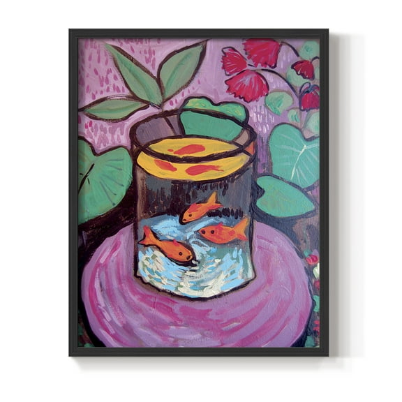 Matisse CXCVIII Framed Print in Black Solid Wood 8 x 10 Framed Print