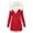 Red, variant on Sherpa Lined Parkas Jacket for Women with Faux Fur Hood Thickened Warm Coat Fleece Plush Cotton Tunic Long Overcoat (Medium, Red)