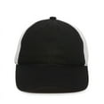 thumbnail image 3 of Outdoor Cap FWT-130 Heavy Garment Washed, Mesh Back-Black/White-Youth, 3 of 8