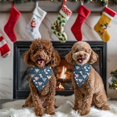 thumbnail image 4 of Dog Bandana 2 Pack,Dark Blue Fairy Moon Princess Pattern Bandanas for Dogs,Cat Bandana,Small/ Large Dog Bandana 2 Size,Dog Bandanas, 4 of 6