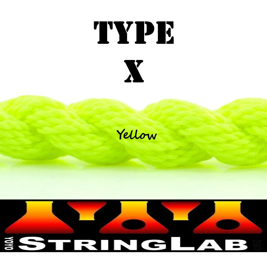 YoYo String Lab Type X Medium Thick YoYo Strings 10 pack Neon