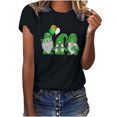 thumbnail image 1 of Blusas sueltas casuales con estampado interesante y cuello redondo para mujer Fridja bn1568, 1 of 6