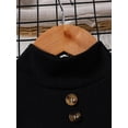 thumbnail image 7 of Suealasg Toddler Kids Girl Fall Winter 2Pcs Outfits Ruffles Long Sleeve Tops and Leather Pleated Skirt Set 1T 2T 3T 4T 5T 6T Little Girl Autumn Clothes Set, 7 of 7