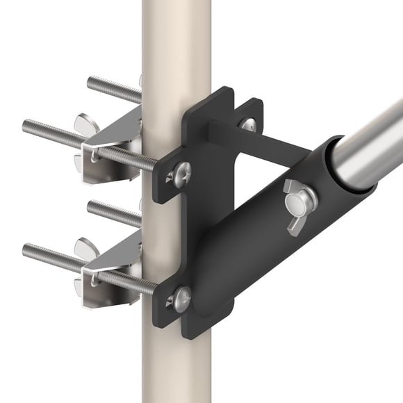 Soporte para asta de bandera BUJ de acero resistente para poste de 1 pulgada