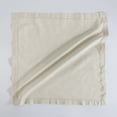 thumbnail image 5 of Fingercraft Dinner Napkins, Cotton Linen Blend Hemstitched Cloth Napkin, 20in x 20in, 12 Pack, Natural Ivory, 5 of 5