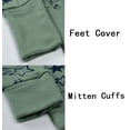 thumbnail image 5 of WIBACKER Viscose from Bamboo Footless Pajamas for Infant Baby Boys Zipper Pjs Sleep 'N Play Footed Romper 0-24M, 5 of 11