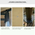 thumbnail image 4 of Patio Umbrellas Outsunny 10' x 13' Outdoor Patio Gazebo Canopy Shelter with 6 Removable Sidewalls, & Steel Frame for Garden, Lawn, Backyard and Deck, Khaki,Market Umbrellas, 4 of 8