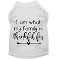 thumbnail image 5 of Pet Dog  Cat Shirt Screen Printed, "I Am What My Family Is Thankful For", 5 of 10