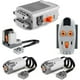 thumbnail image 1 of Kit de Potencia de Bloques de ConstruccióN Motorizados con FuncióN de Potencia de 5 Piezas 2 Motores Medianos, 1 Caja de BateríA, 1 Control Remoto IR, 1 Receptor, 1 of 5