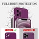 thumbnail image 5 of UTOPER Funda de silicona líquida para iPhone 16 15 14 11 13 12 Pro Max 16 Plus Protección de lente Funda trasera suave a prueba de golpes, 5 of 5