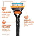 thumbnail image 3 of Gillette Fusion5 Manual Razor Bundle with 14 Blade Cartridge Refills (Walmart Exclusive), 3 of 5