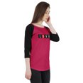 thumbnail image 2 of Inkmeso Women Raglan 3/4th Sleeve Tshirt&nbsp;Valentine's Day&nbsp;Gift Quote Love Graphic Top, 2 of 9