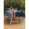 thumbnail image 2 of Outdoor Tablecloth with Umbrella Hole and Zipper, Navy Blue Coastal Rectangle Table Cloth 54x80 Inch Waterproof Tablecloth, Nautical Ocean Sea Anchor Abstract Art Picnic Table Cover for Patio Camping, 2 of 7