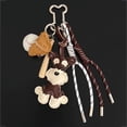 thumbnail image 4 of Lovely Schnauzer Keychain Puppy Keyring Accessory Lightweight Bag Hanging Decors, 4 of 9