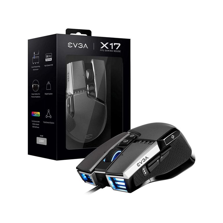 EVGA X17 FPS Gaming Mouse 本体 EVGA X17 Gaming Mouse: Electronics - Walmart.com