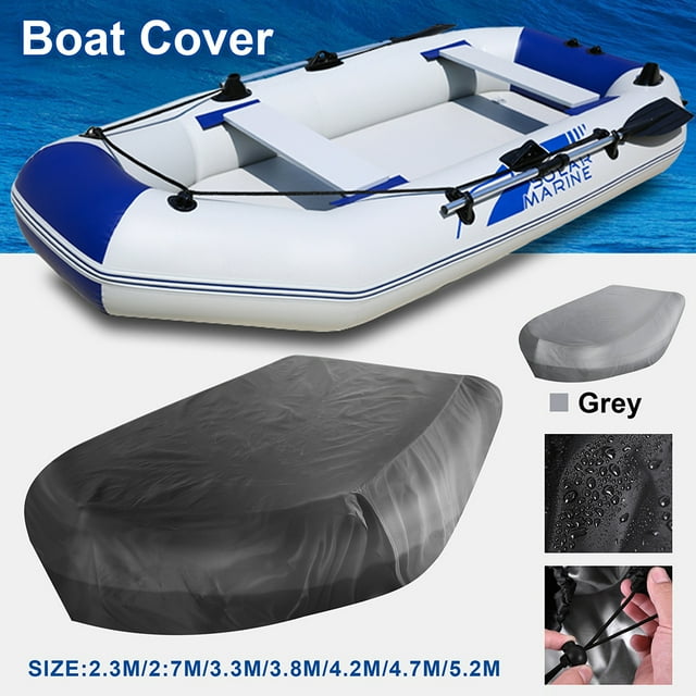 Ruiboury Boat Cover Waterproof And Dustproof Easy To Clean And Maintain Polyester Waterproof Cover Dustproof Cover black 230*94*46cm 1Set