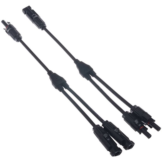 Conectores del panel solar y conectores de derivación en Y de par coincidentes 1 a 4 Cables adaptadores paralelos del panel solar Kit de herramientas para conectores de cables, 1 a 2 esquí esquí Gafas de esquí
