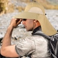 thumbnail image 5 of Wide brim sun hat, with neck piece, adjustable outdoor protective cap, hiking fishing cap, 5 of 6
