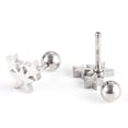 thumbnail image 4 of 304 Stainless Steel Ear Plugs Ear Studs Star Silver 7.5X8.5X2Mm 1Mm Z346, 4 of 4