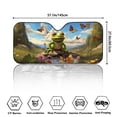 thumbnail image 6 of Xoenoiee Car Front Windshield Sunshade Reflective Sun Blocker UV Ray Visor Keep Car Interior Cool Universal Fits Sedans, SUVs, Truck, 57.1x27.4 inches, Forest Floral Frog Butterfly Print, 6 of 6
