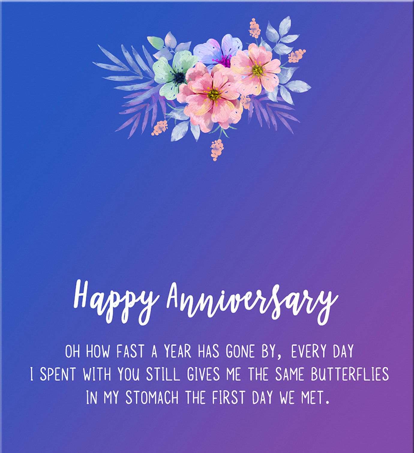 Anavia Happy Anniversary Gift Necklace,Wedding Anniversary Gift for Wife,Express Love Card Jewelry Gift-[Silver Cube, Blue-Purple Gift Card]