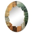 thumbnail image 2 of DESIGN ART Designart "Cubism Geometric Plains III" Abstract Modern Wall Mirror 20in.x30in., 2 of 4