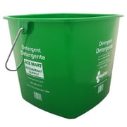 6 qt. Green Detergent Cleaning Pail w/ Handle, Each
