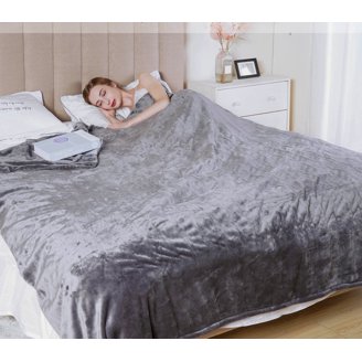 Electric Under Bed Heated Blanket – King Size 160x150cm, Dual Controls, 3 Heat Settings, Machine Washable