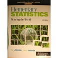 thumbnail image 1 of Pre-Owned Elementary Statistics, Picturing the World, 5th Edition, Annotated Instructor's Edition by Ron Larson (2012) Hardcover, 9780321693655, 0321693655, Hardcover, Fifth Edition edition, 1 of 1