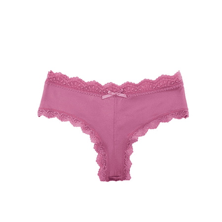 Fulorrnie Underwear for Women Comfort Briefs High Waisted Cute Panty Stretchable Elastic Waist Panties  Hot Pink  XL