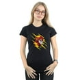 thumbnail image 2 of DC Comics T-Shirt en Coton Portrait Flash Lightning pour Femmes, 2 of 3