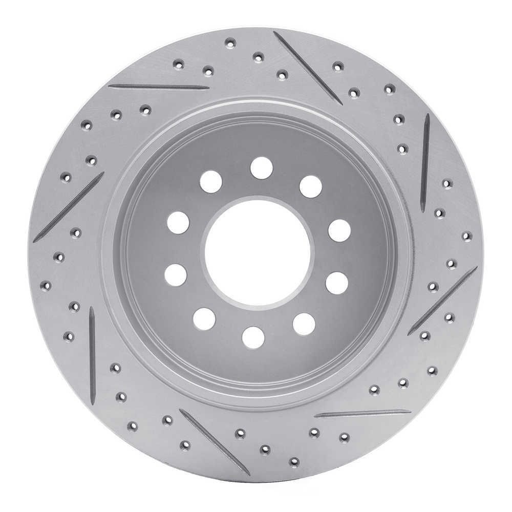 Dynamic Friction Company 830-55003L DFC Geoperformance Rotor - Drilled and Slotted