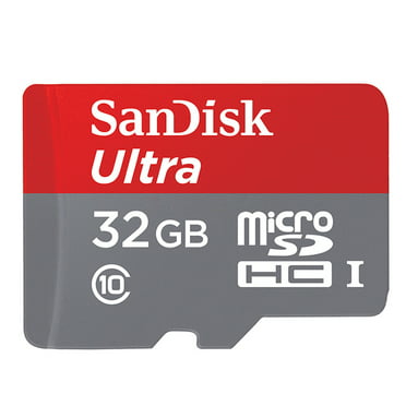 nauwkeurig dik Tijdens ~ SanDisk 32GB Ultra MicroSDHC UHS-I Memory Card with Adapter - 98MB/s, C10,  U1, Full HD, A1, Micro SD Card - SDSQUAR-032G-GN6MA - Walmart.com