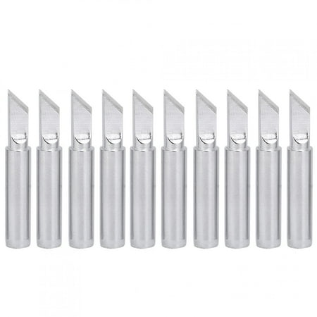 

10Pcs Solder Iron Tip Brass Internal Heating Lead Free Soldering Iron Tools 900MTK