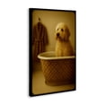 thumbnail image 2 of Stupell Industries Art Deco Couture Dog in Luxury Tub Canvas Art, 16 x 24, by Grotto Studios, 2 of 8