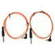 thumbnail image 1 of 2 uds 1,8 m de longitud 2,2mm de diámetro Cable de Clip de tatuaje interfaz RCA DC cabezal curvo Cable de máquina de tatuaje ultrafino naranja, 1 of 14