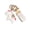 White, variant on Fashionable Textured Key Pendant Horse Shape Multifuntional Accessory Everyday Use Key Jewelry Suitable for Keys Bags