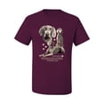 thumbnail image 2 of If It's Not a Weimaraner It's Just a Dog Gift | Mens Dog Lover Graphic T-Shirt, Maroon, Medium, 2 of 3