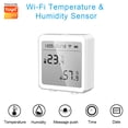 thumbnail image 3 of Room  Indoor Hygrometer, Desktop Temperature Humidity Monitor with Digital Display Time for Bedroom Patio Home, 3 of 7