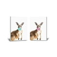 thumbnail image 1 of Awkward Styles Kangaroo Blow Blue Bubble Gum Prints Animal Decor Pink Bubble Gum Cute Artwork for Office Decor Ideas Kangaroo with Bubble Gum Canvas Gift Kangaroo Wall Art Set of 2 Art Lovers Gifts, 1 of 4
