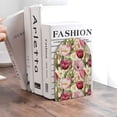thumbnail image 6 of Easygdp Tulips Flowers 2 Pcs Bookend Large Capacity Office Book Ends for Home Office Library School Study Decoration, 6 of 8