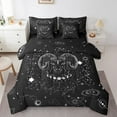 thumbnail image 1 of YST Aries Bedding Comforter Set, 7-Piece, Hippie Nebula, Twin, Pink Galaxy, 1 of 4