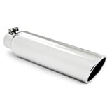 T5125BLK | MBRP Exhaust Tip 5" - 6" X 18" Angled Rolled End Black