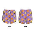 thumbnail image 5 of Lsque Yellow Lemon And Orange Printed Women's Running Shorts with Liner Pockets,Elastic Quick Dry Workout Athletic Gym Yoga Shorts,Womens High Waist Shorts-Medium, 5 of 9