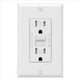 thumbnail image 1 of Tomacorriente GFCI de 15 Amperios, Tomacorriente Eléctrico GFI de Autoprueba, Receptáculo GFCI Resistente A Manipulaciones con Placa de Pared, 1 of 5
